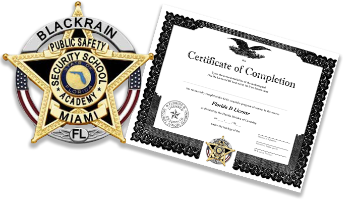 certificate of completion and badge